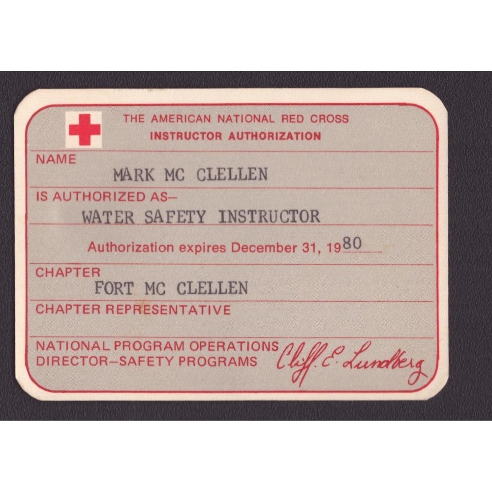 Vintage Alabama Red Cross Instructor Cards & Medical Self Help Training Lot 4pc - Picture 3 of 16